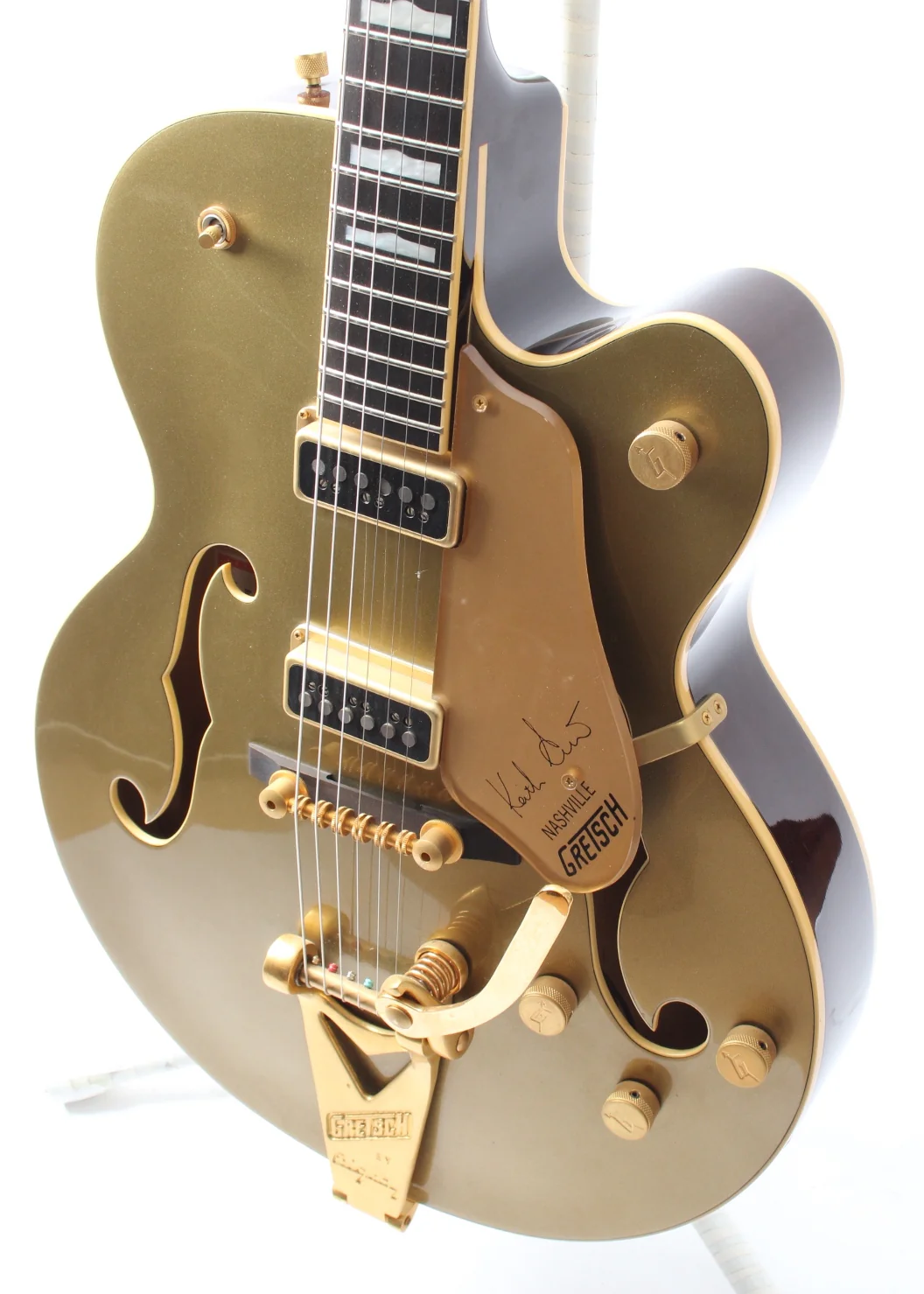 1999 Gretsch 6120-KS Keith Scott gold - Image 3