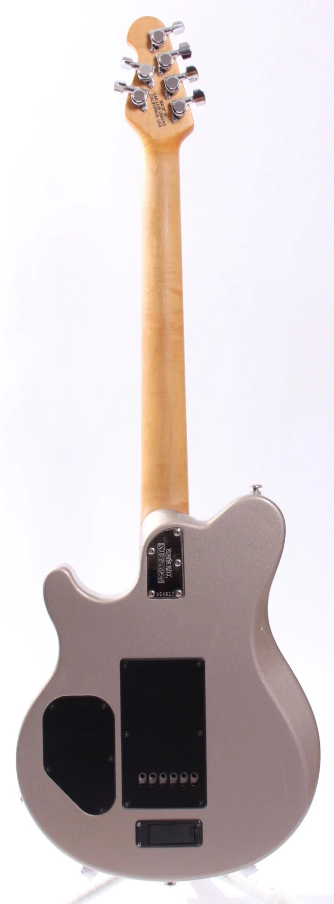 1999 Ernie Ball Music Man Axis Sport Maple Trem MM-90 platinum silver - Image 6