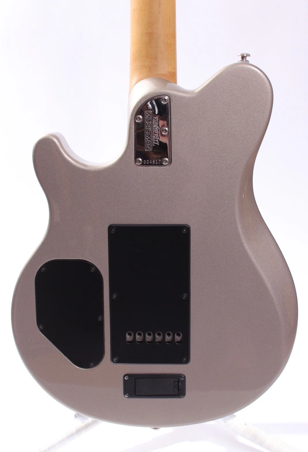1999 Ernie Ball Music Man Axis Sport Maple Trem MM-90 platinum silver - Image 7