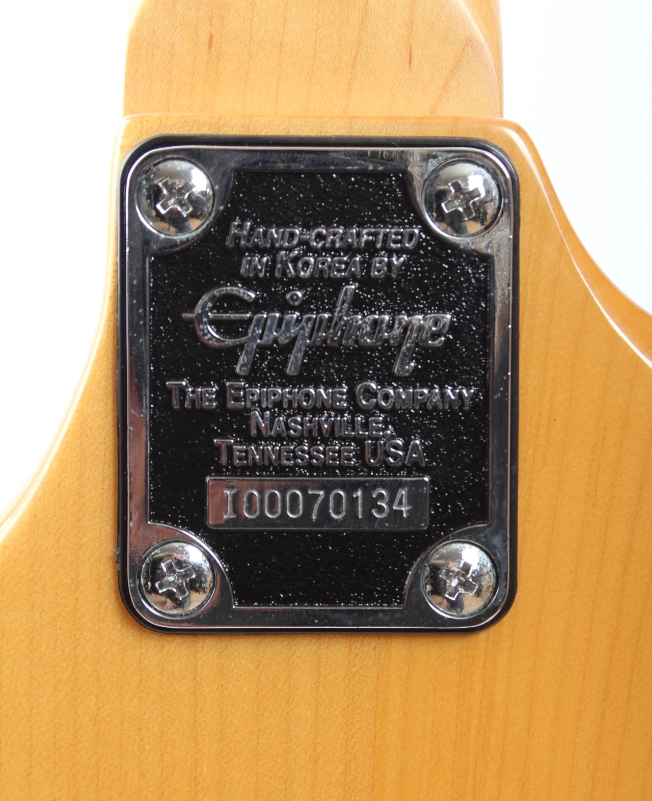 2000 Epiphone Ripper natural - Image 12
