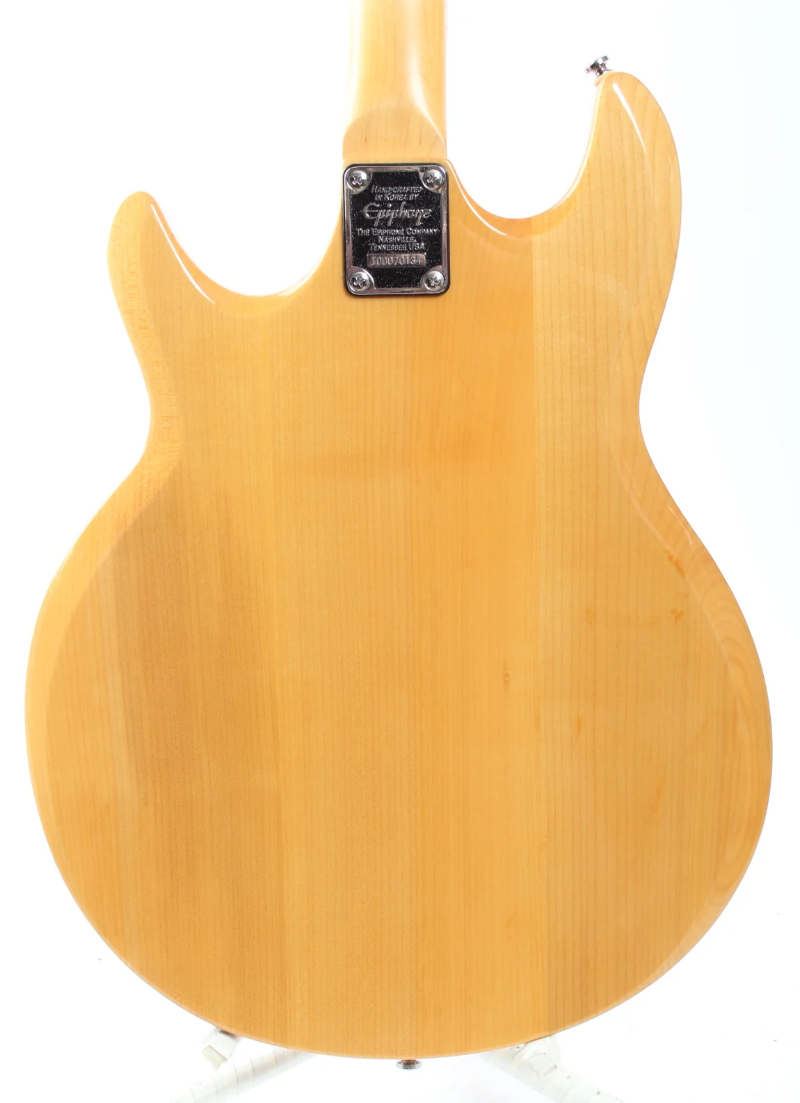 2000 Epiphone Ripper natural - Image 7