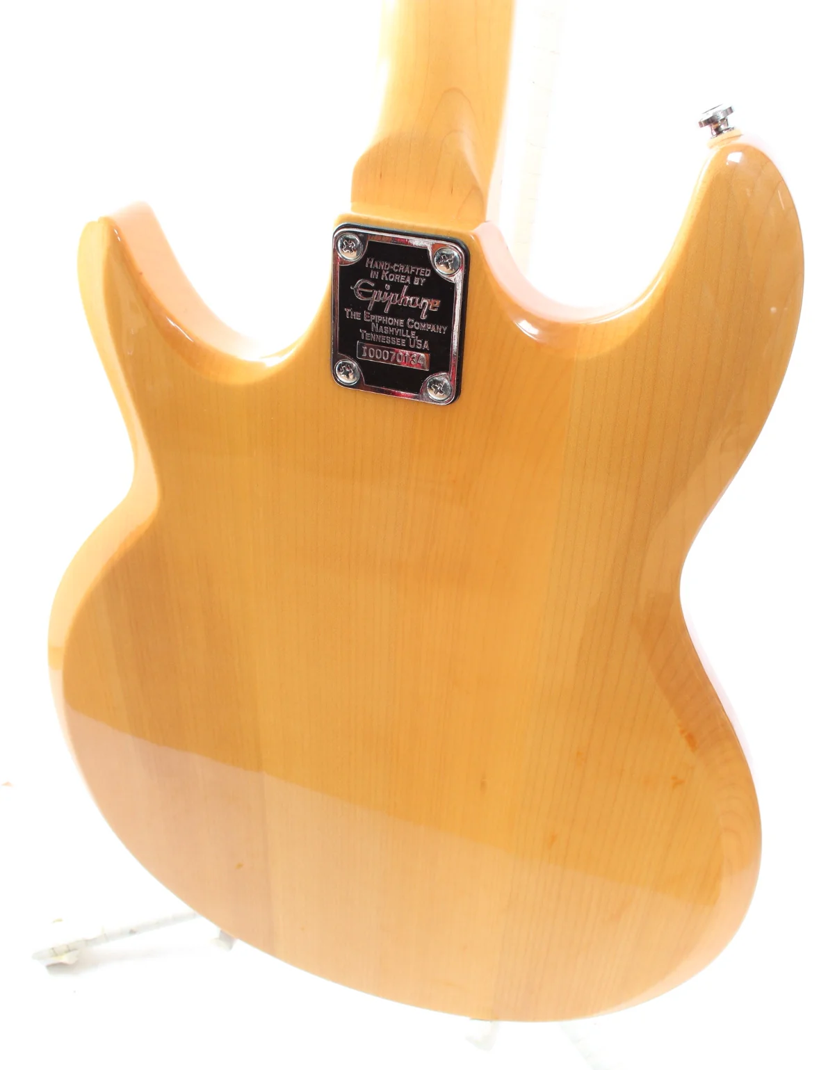 2000 Epiphone Ripper natural - Image 8