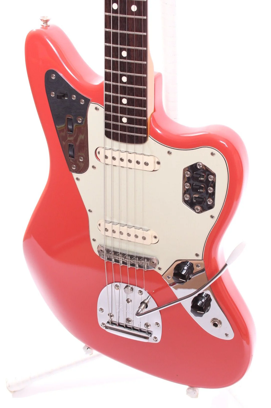 2000 Fender American Vintage 62 Reissue Jaguar fiesta red - Image 3