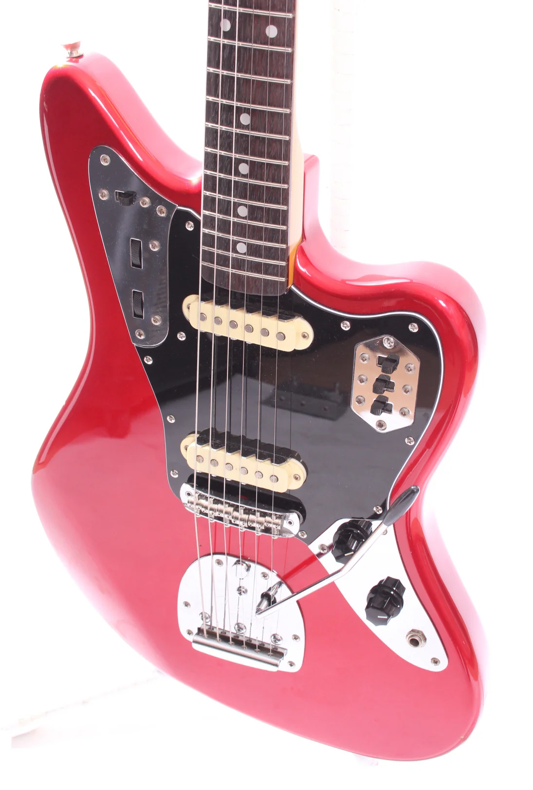 2000 Fender Jaguar 66 Reissue candy apple red - Image 3