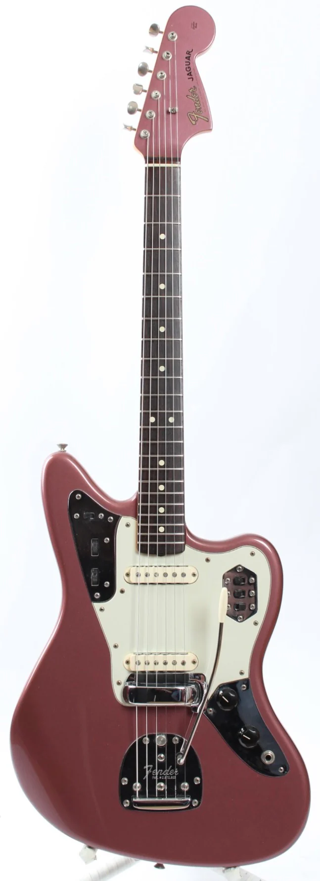 2000 Fender Jaguar American Vintage 62 Reissue burgundy mist metallic