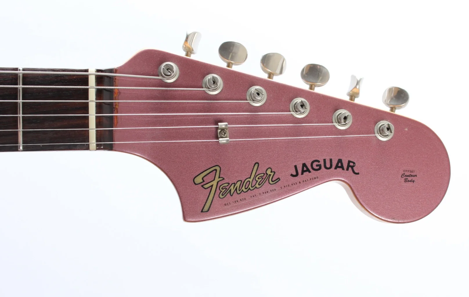 2000 Fender Jaguar American Vintage 62 Reissue burgundy mist metallic - Image 5