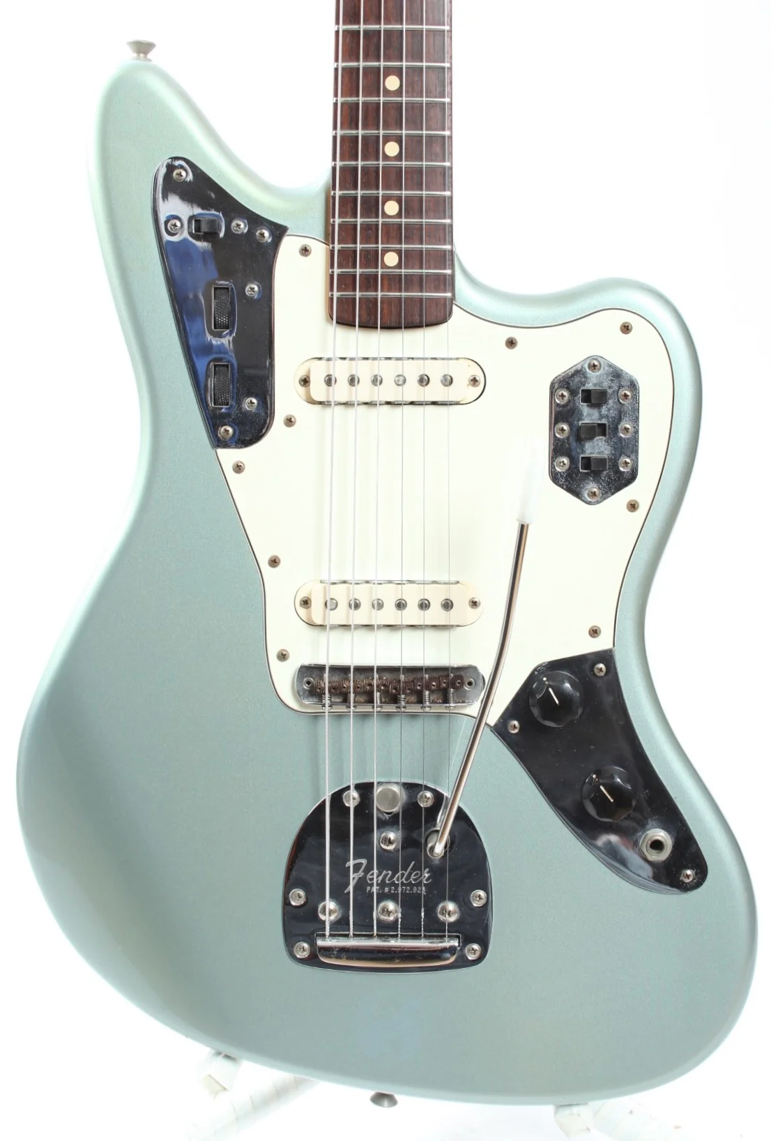 2000 Fender Jaguar American Vintage 62 Reissue ice blue metallic - Image 2