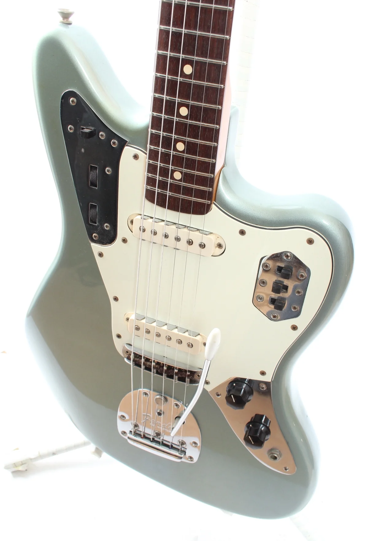 2000 Fender Jaguar American Vintage 62 Reissue ice blue metallic - Image 3