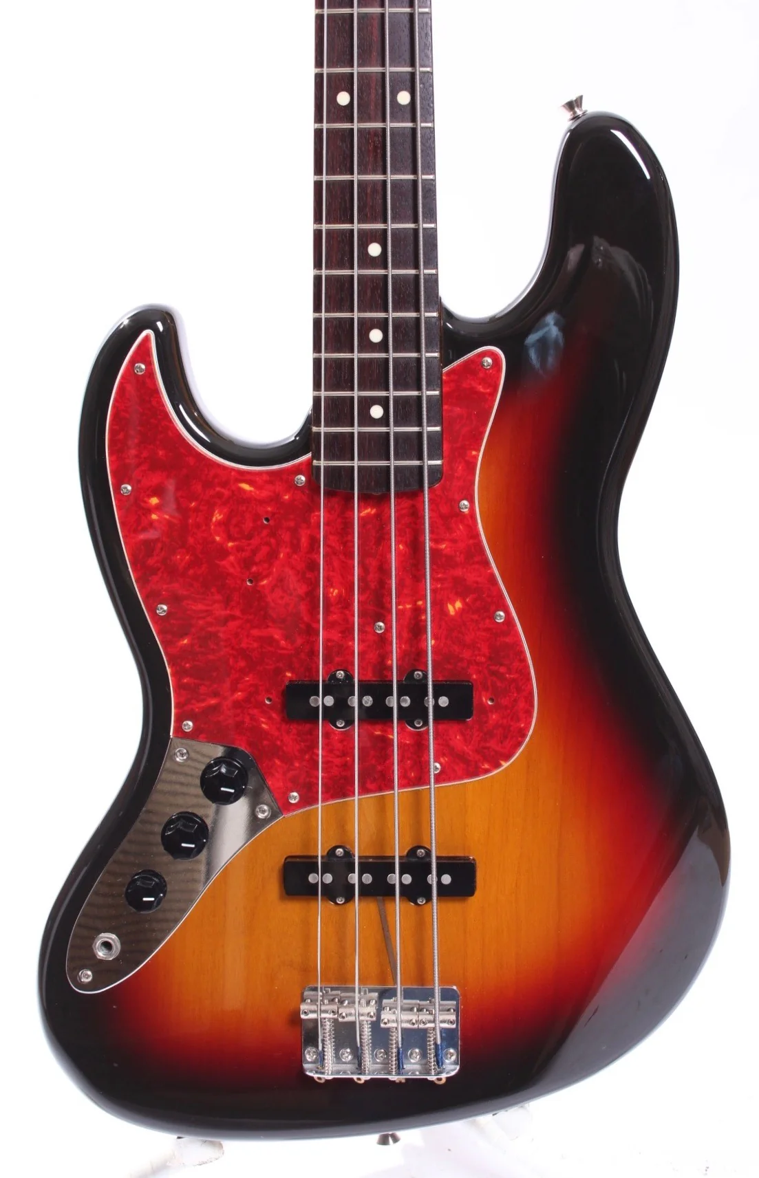 2000 Fender Jazz Bass 62 Reissue lefty sunburst - Image 2