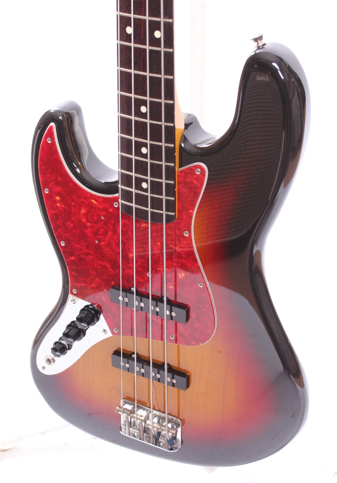 2000 Fender Jazz Bass 62 Reissue lefty sunburst - Image 3
