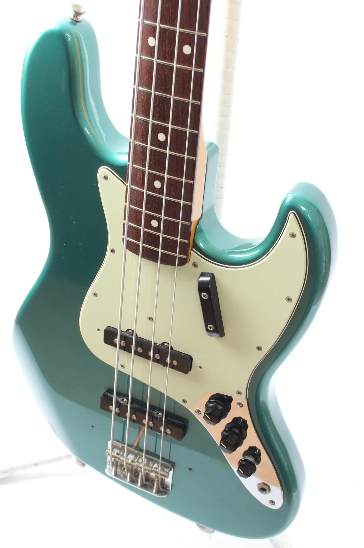 2000 Fender Jazz Bass 62 Reissue ocean turquoise metallic - Image 5