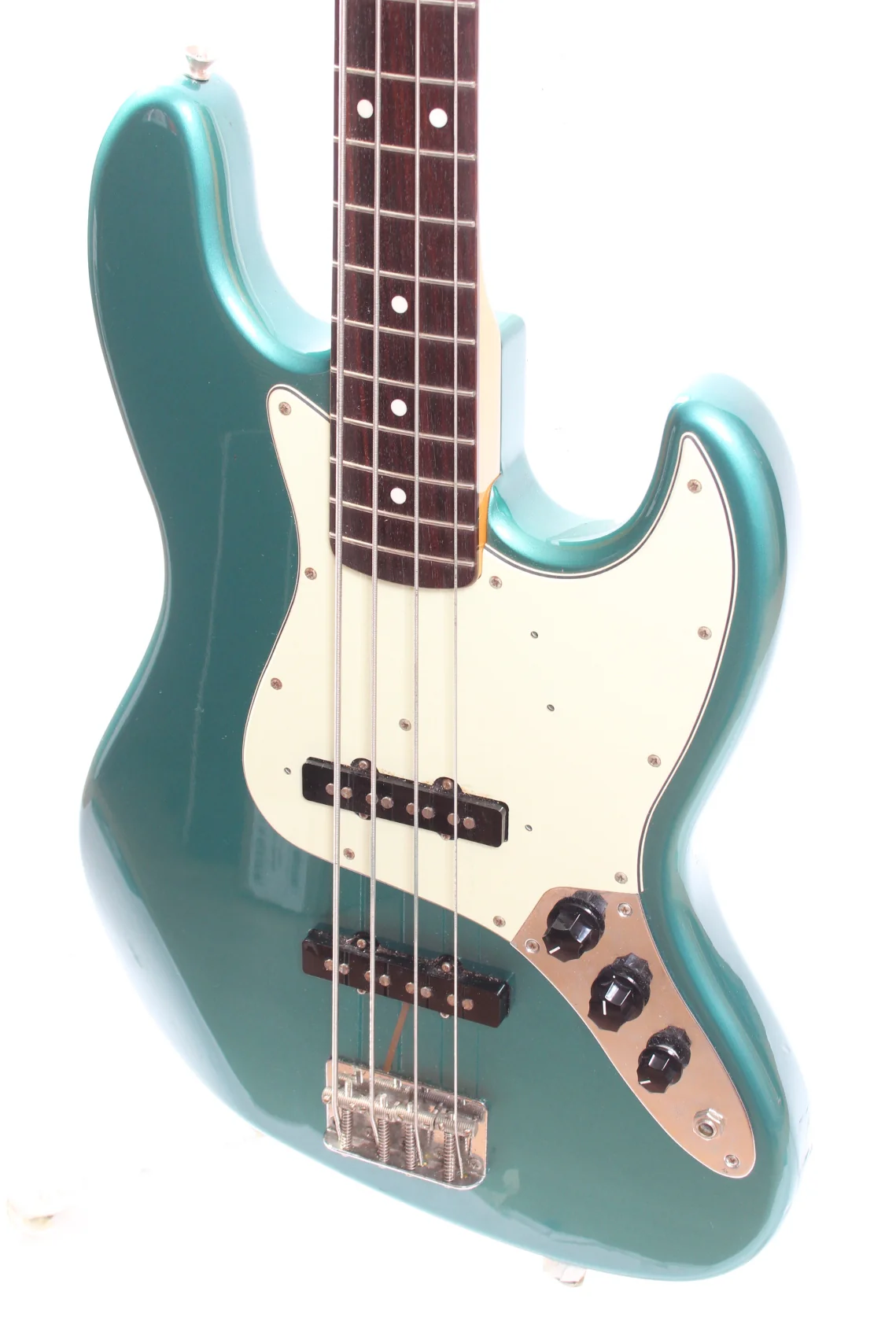 2000 Fender Jazz Bass 62 Reissue ocean turquoise metallic - Image 3