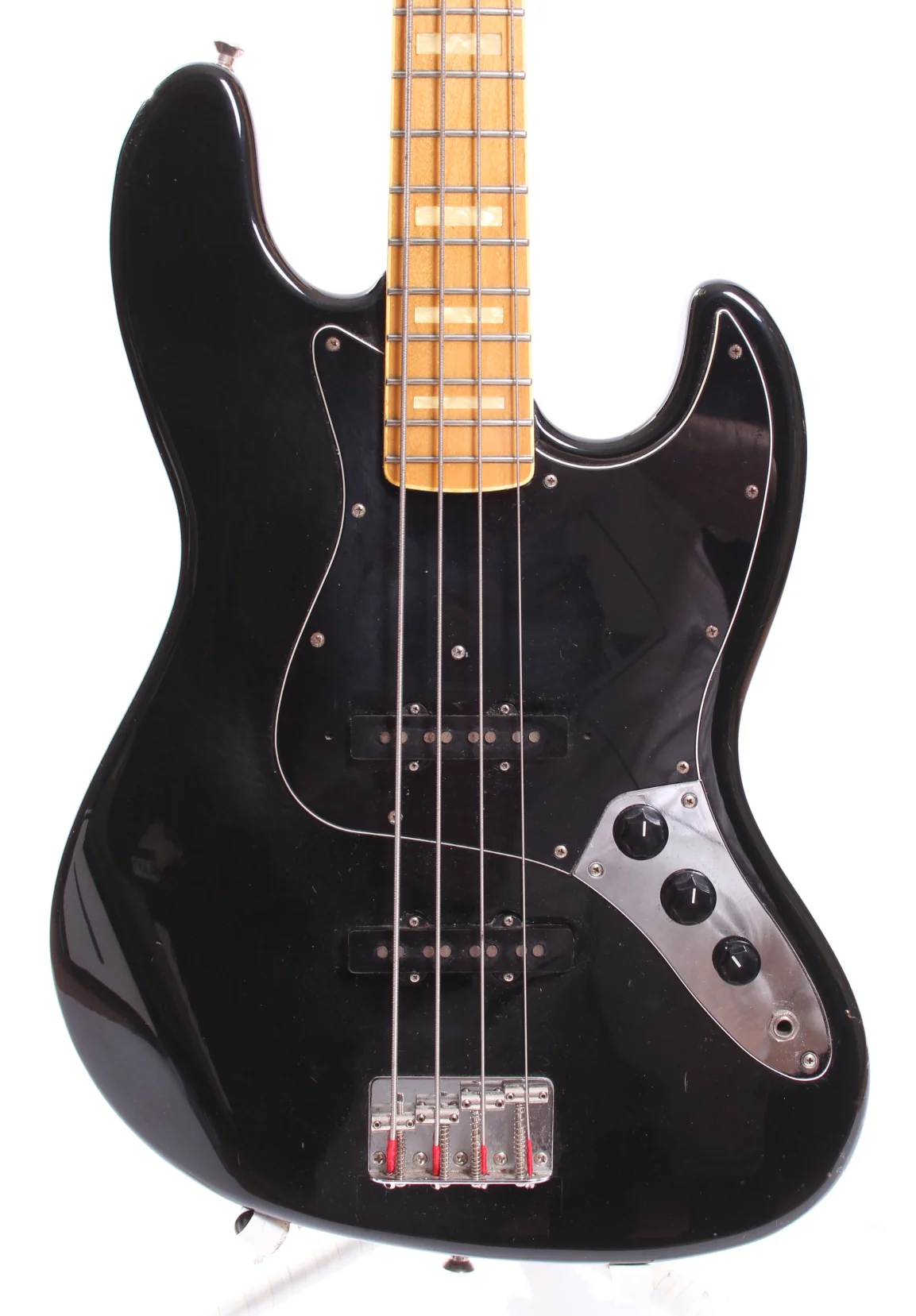 2000 Fender Jazz Bass 75 Reissue black - Image 2