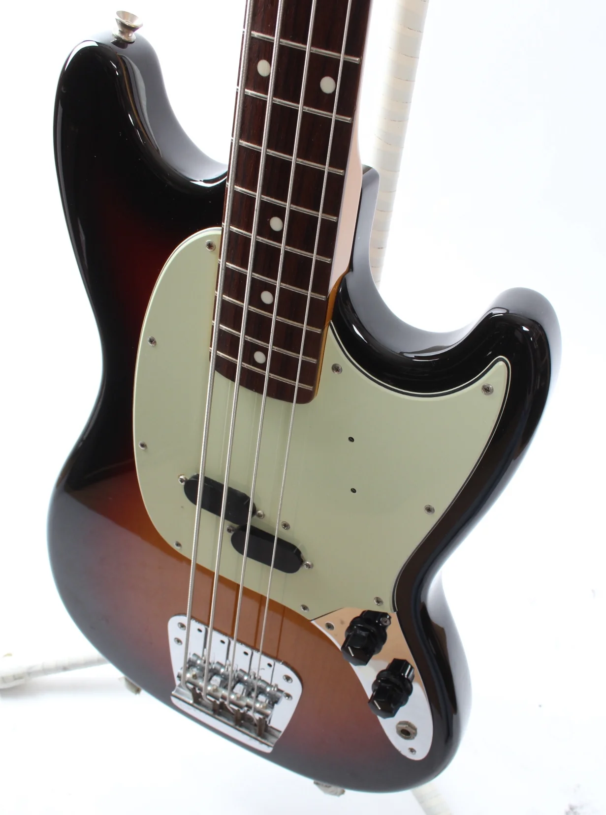 2000 Fender Mustang Bass sunburst - Image 3