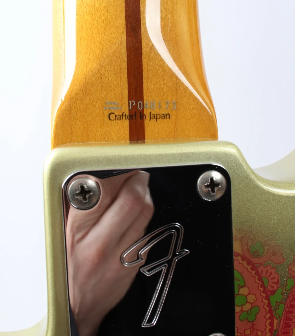 2000 Fender Precision Bass 51 Reissue gold paisley - Image 11