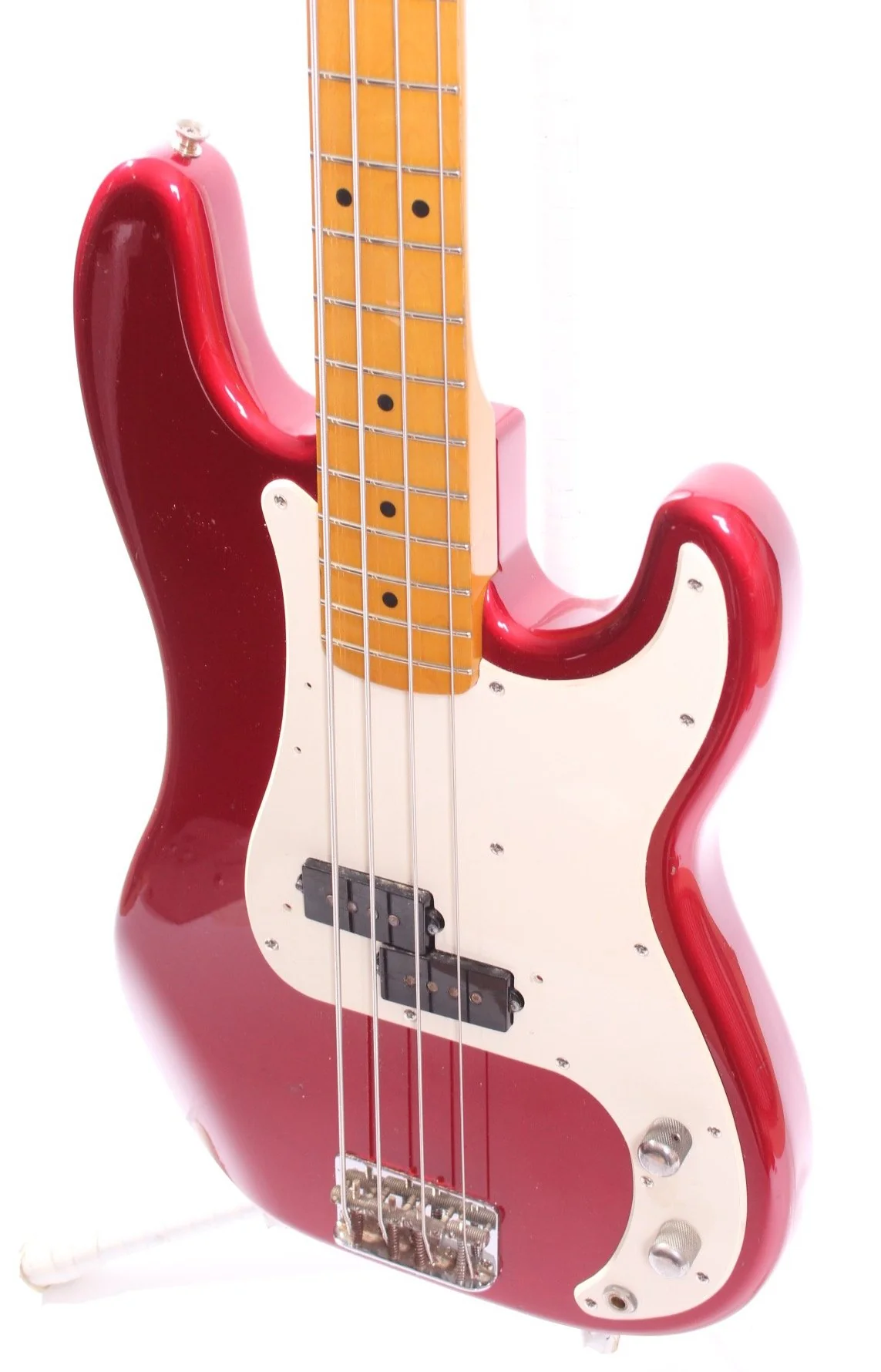 2000 Fender Precision Bass 57 Reissue candy apple red - Image 7