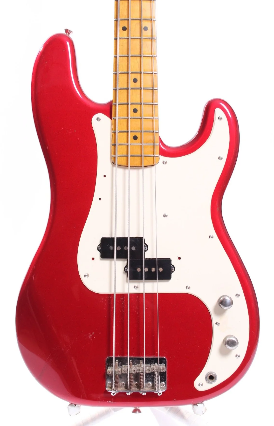 2000 Fender Precision Bass 57 Reissue candy apple red - Image 8