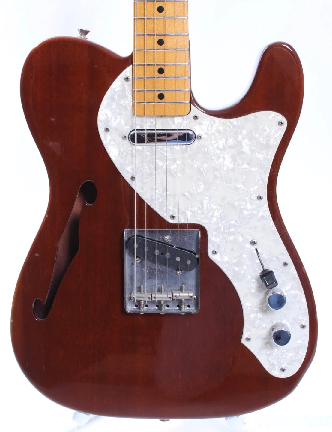 2000 Fender Telecaster Thinline 69 Reissue natural mahogany - Image 2