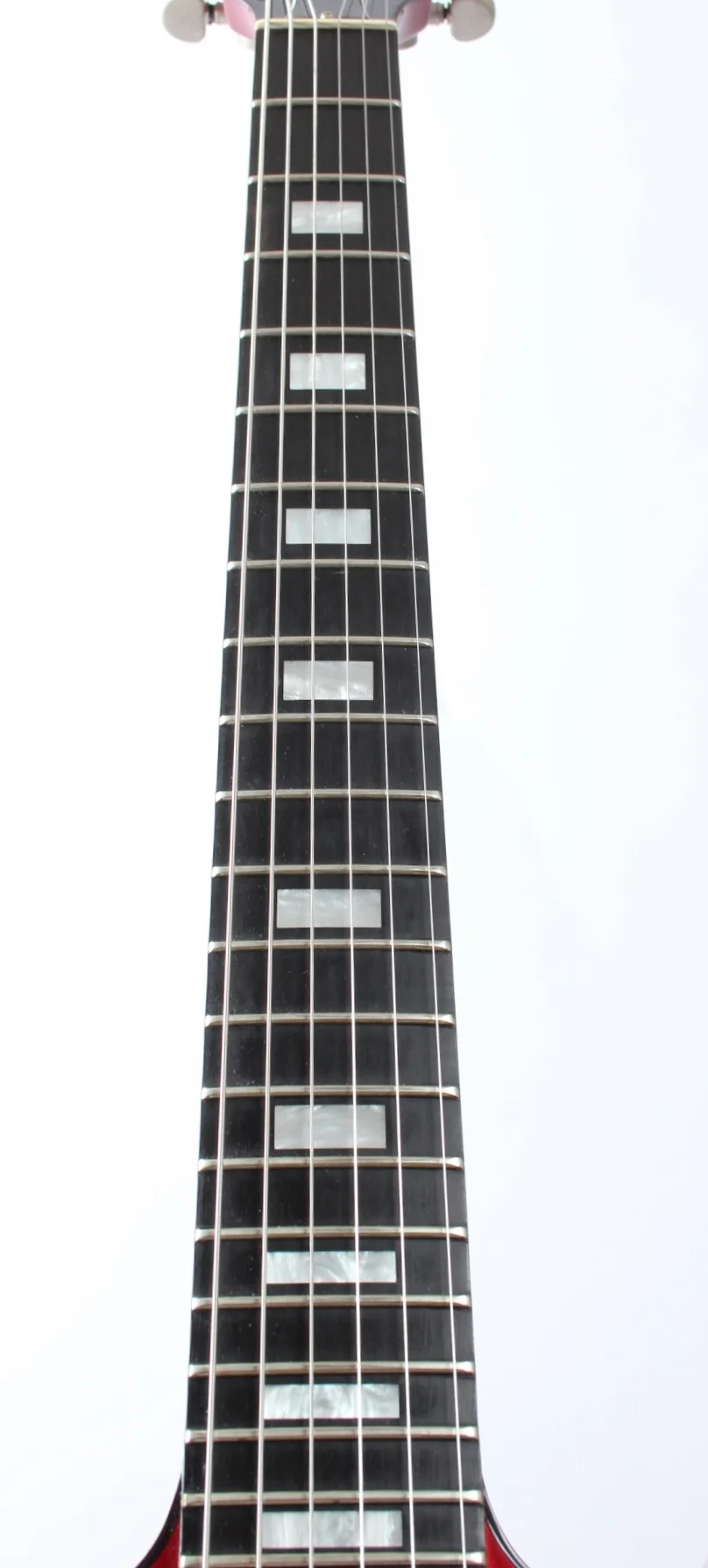 2000 Gibson ES-335 black binding ebony fretboard cherry red - Image 4