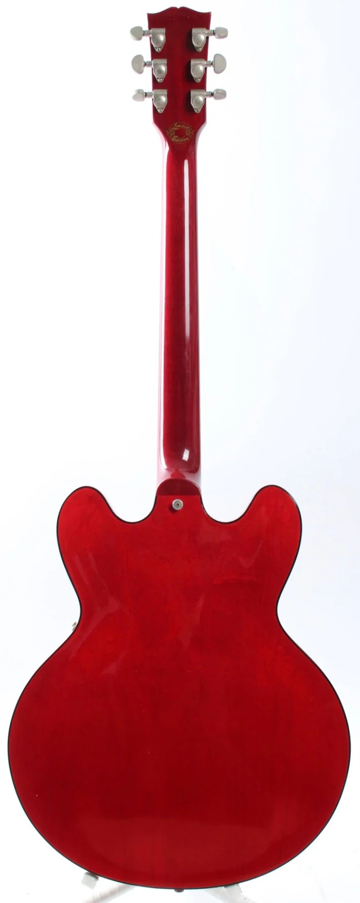 2000 Gibson ES-335 black binding ebony fretboard cherry red - Image 6