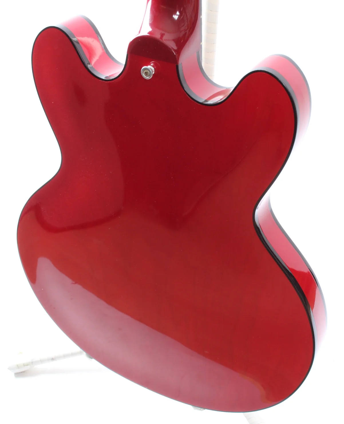 2000 Gibson ES-335 black binding ebony fretboard cherry red - Image 8