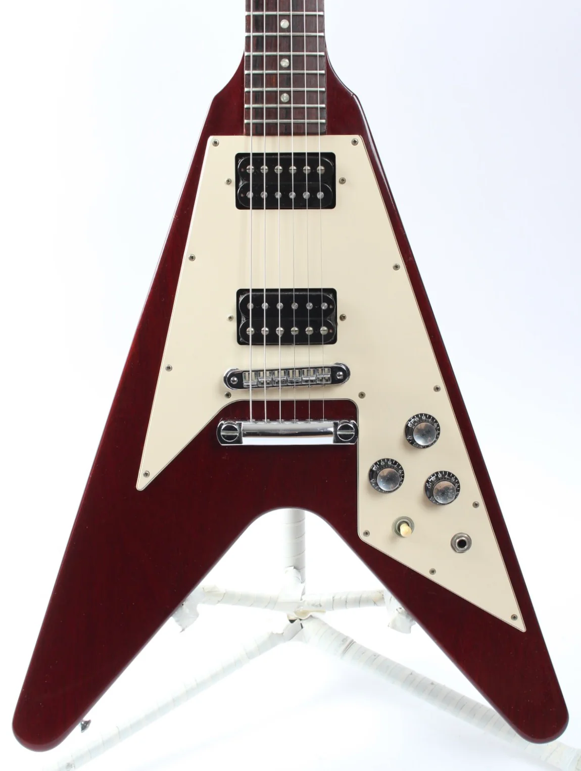 2000 Gibson Flying V 67 cherry red - Image 2