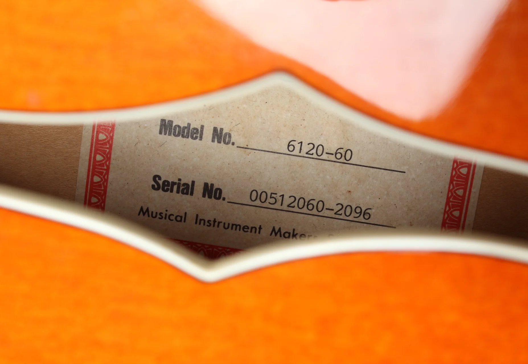 2000 Gretsch 6120 orange - Image 11