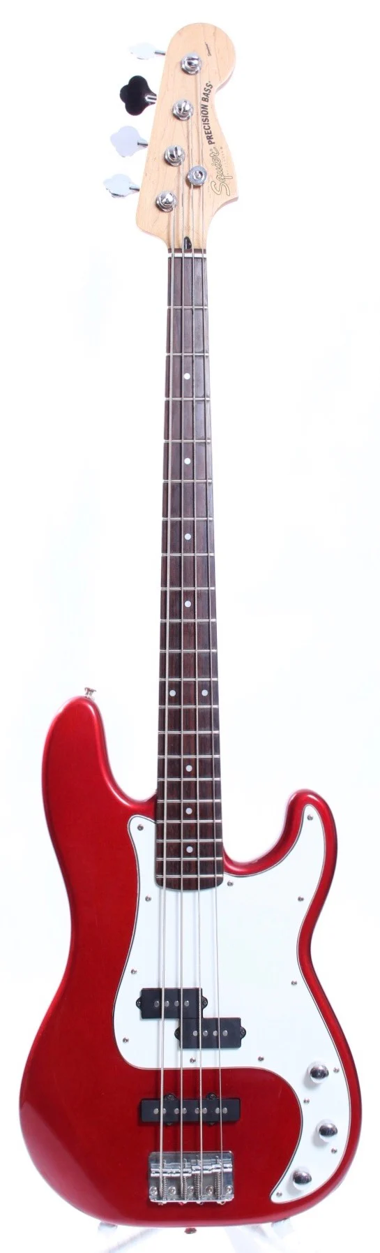 2000 Squier Precision Bass Special PJ candy apple red