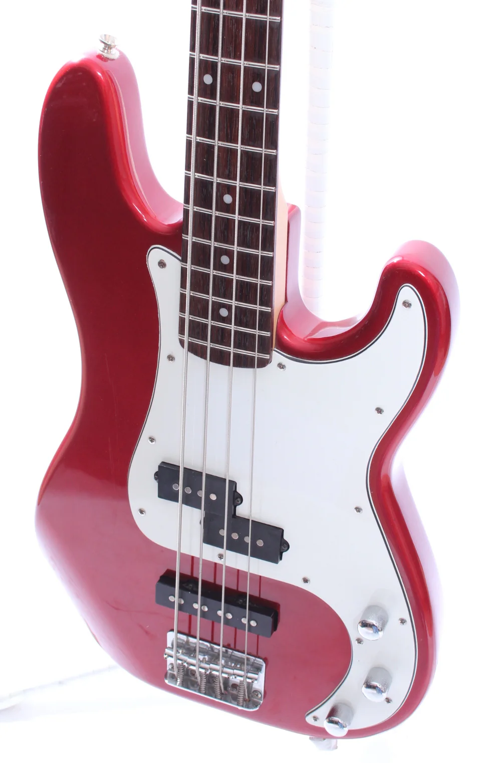 2000 Squier Precision Bass Special PJ candy apple red - Image 3