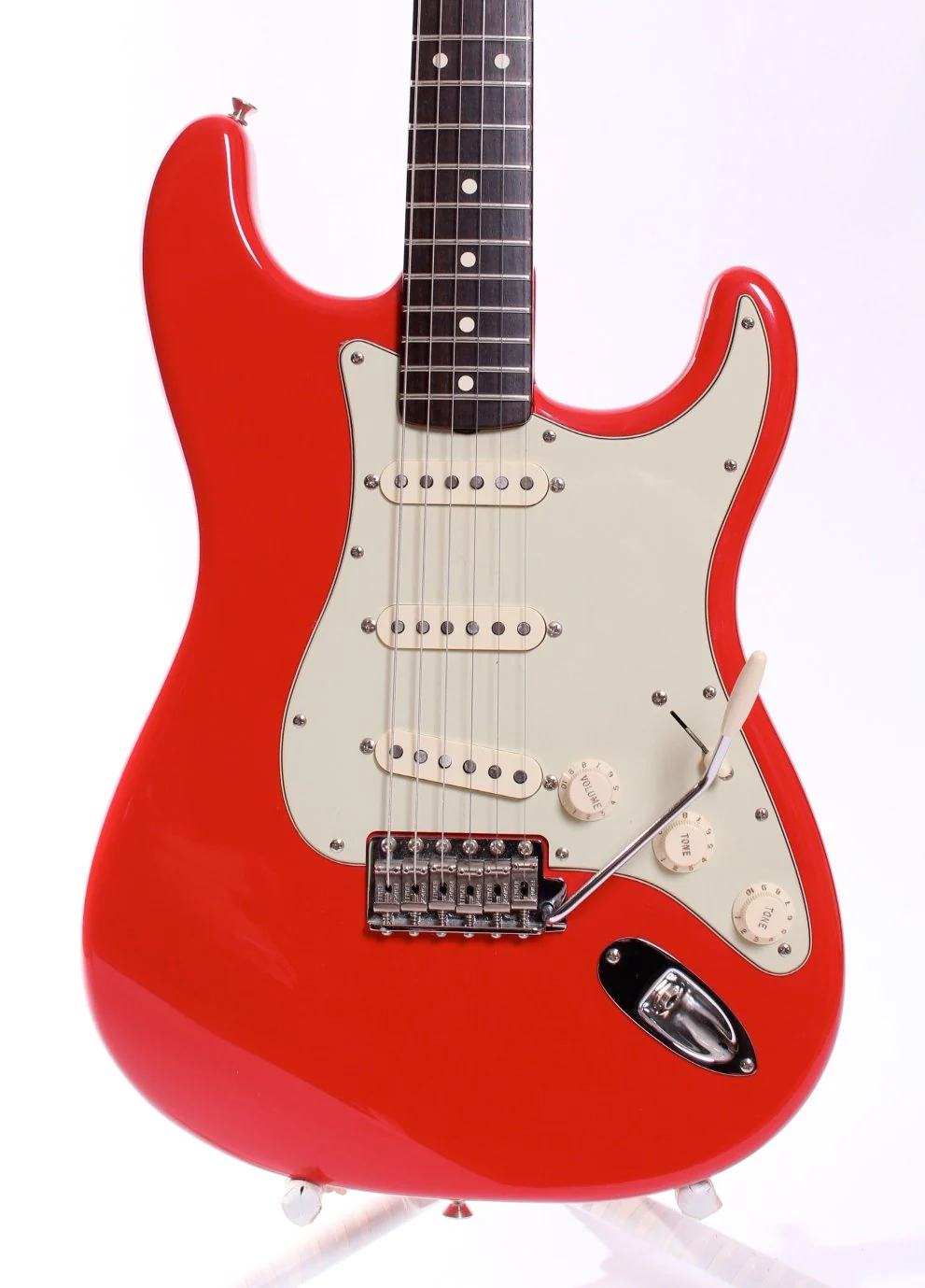 2000s Fender Mark Knopfler Signature Stratocaster hot hot red - Image 2