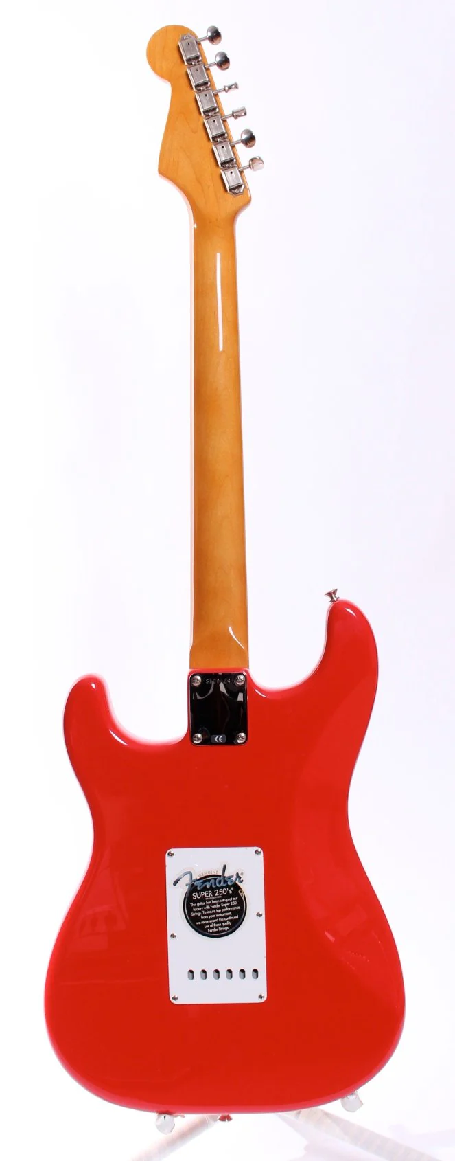 2000s Fender Mark Knopfler Signature Stratocaster hot hot red - Image 6