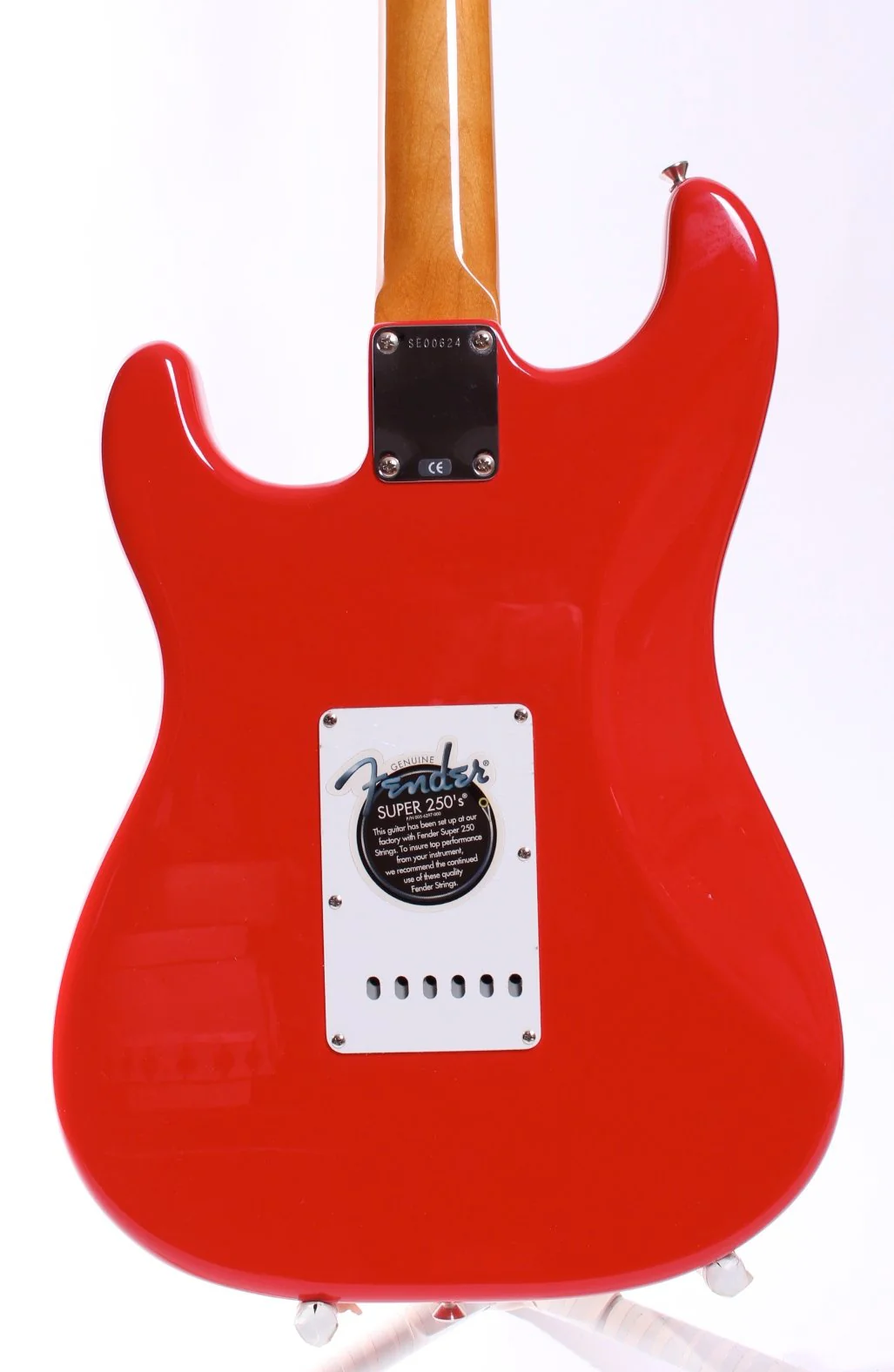 2000s Fender Mark Knopfler Signature Stratocaster hot hot red - Image 7
