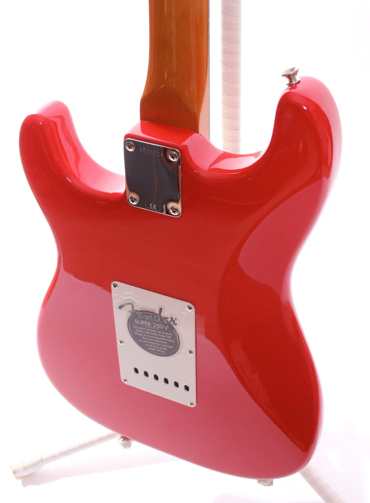 2000s Fender Mark Knopfler Signature Stratocaster hot hot red - Image 8