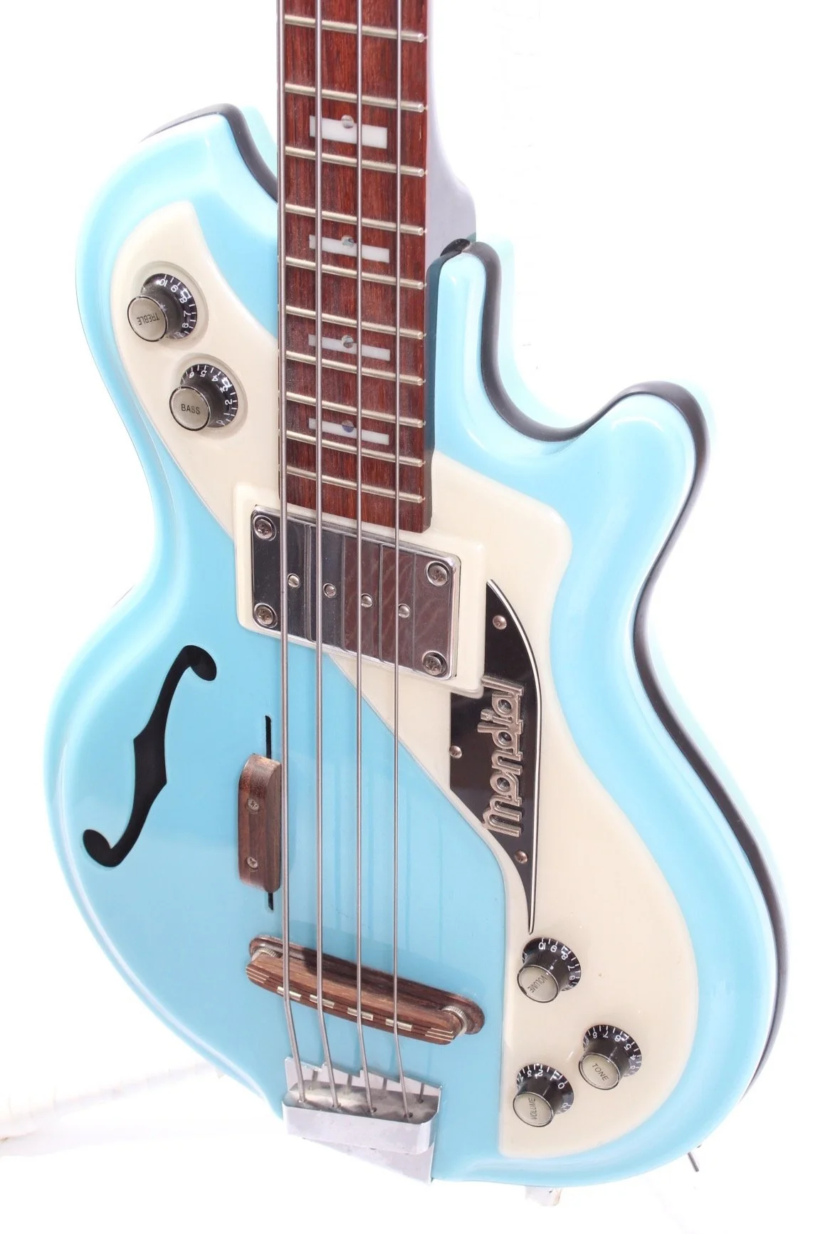 2000s Italia Mondial Classic Bass blue - Image 3