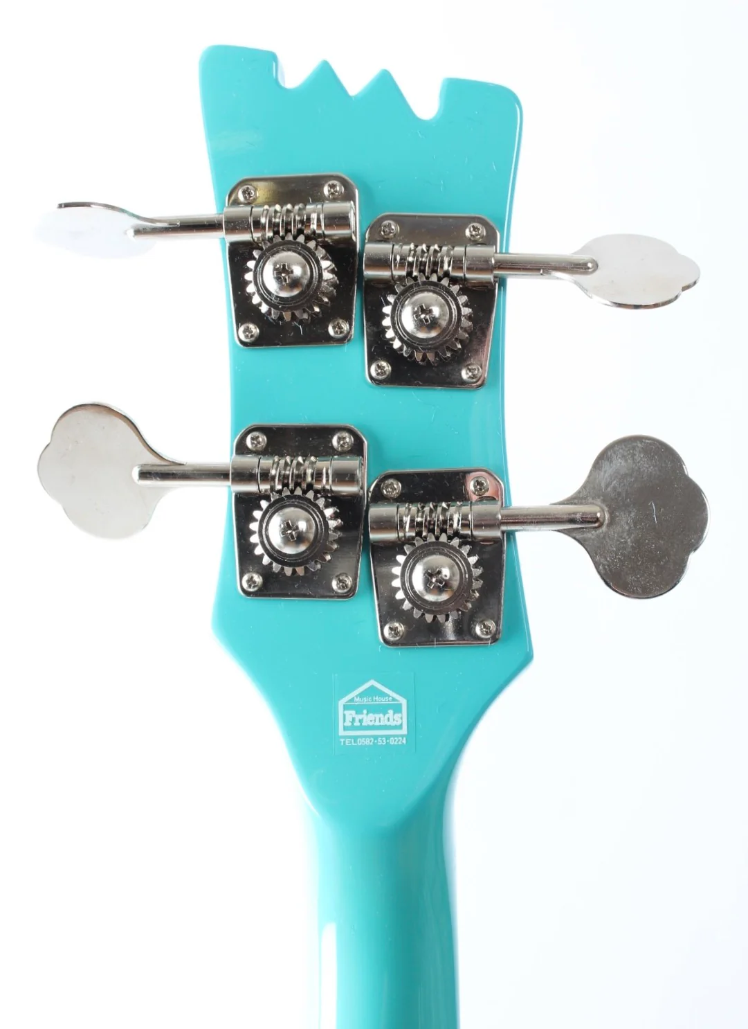 2000s Mosrite The Ventures Bass seafoam green - Image 10