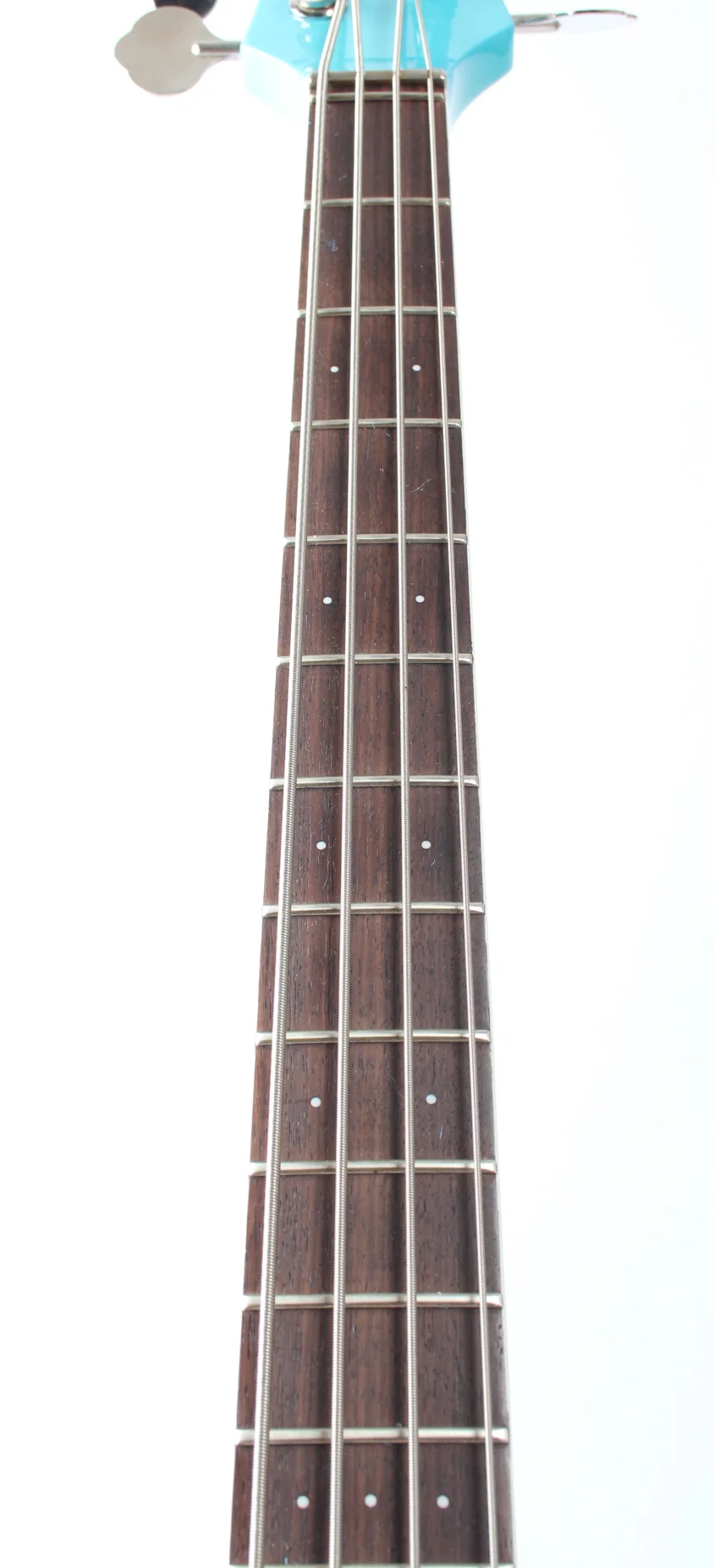 2000s Mosrite The Ventures Bass seafoam green - Image 4