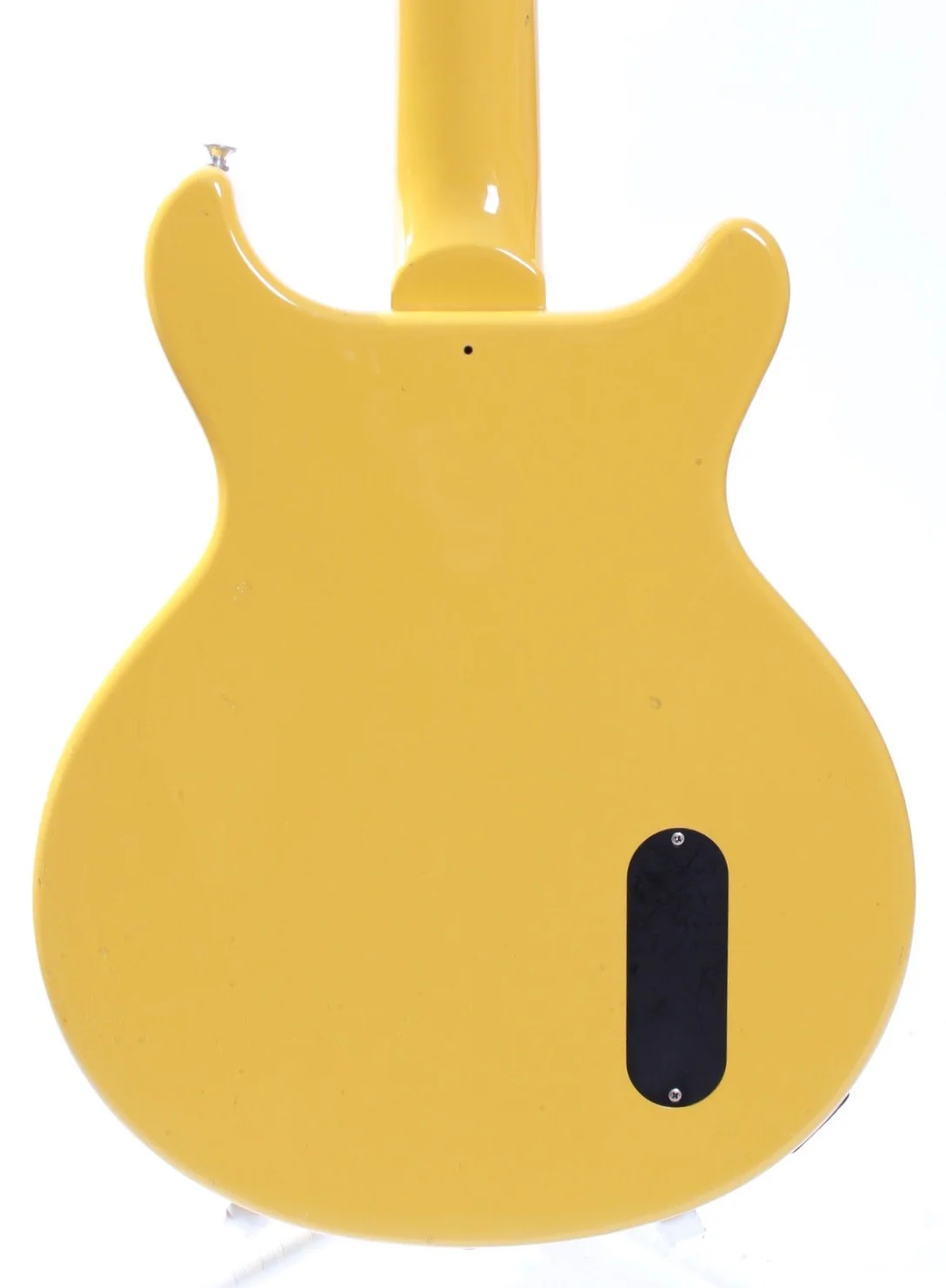 2001 Epiphone Japan Les Paul Junior DC lefty tv yellow - Image 7