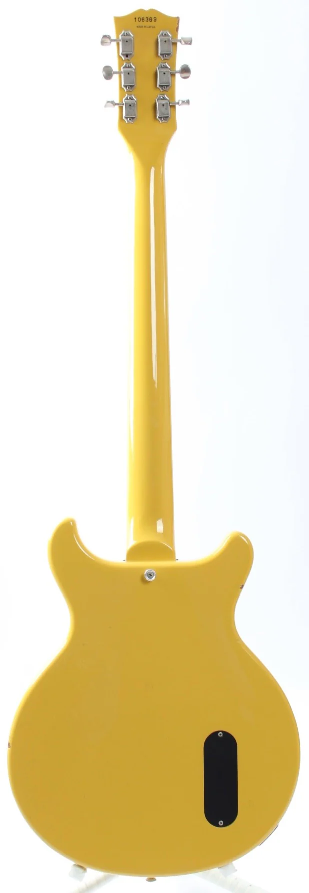 2001 Epiphone Les Paul Junior DC Lefty tv yellow - Image 6