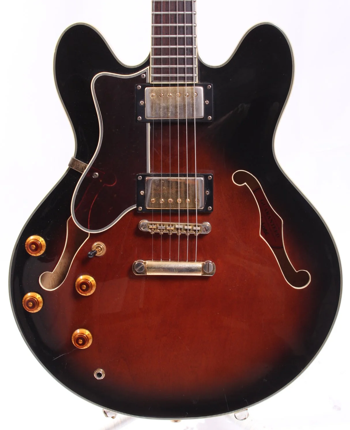 2001 Epiphone Sheraton II LEFTY vintage sunburst - Image 2