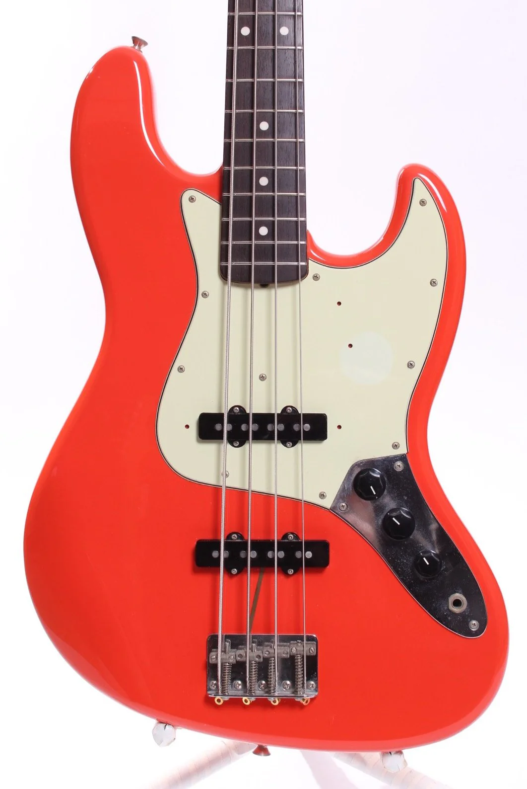 2001 Fender Jazz Bass '62 Reissue fiesta red - Image 2