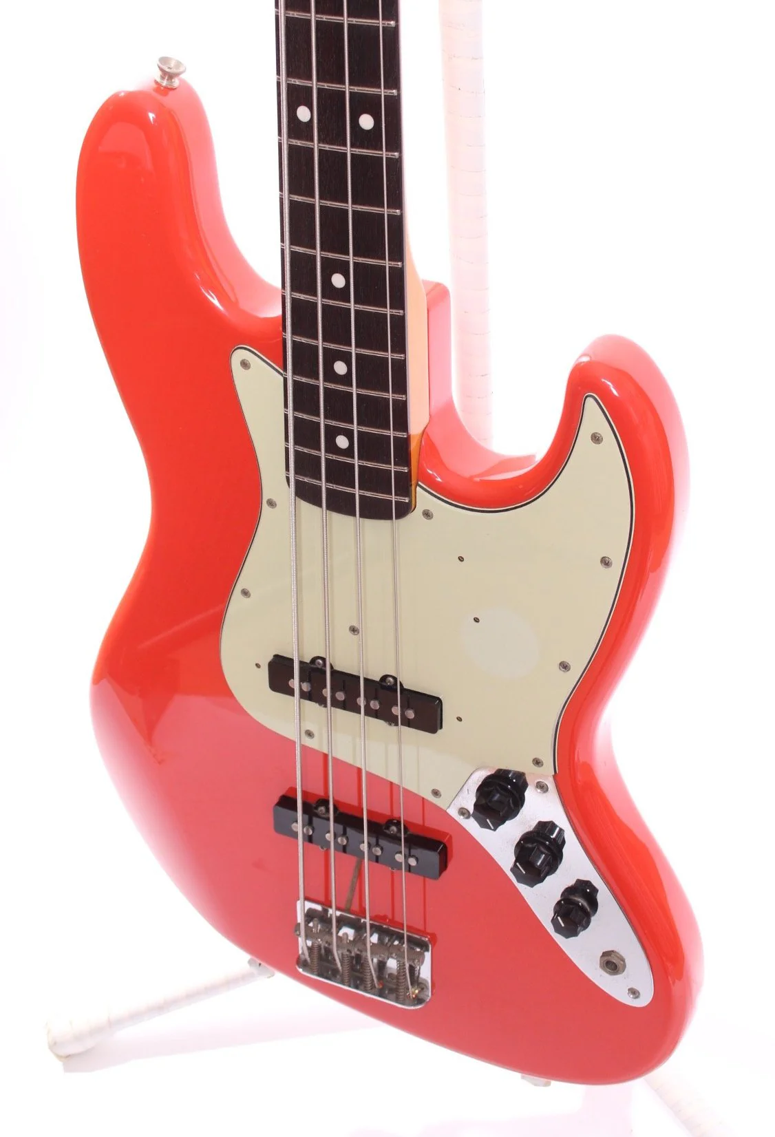2001 Fender Jazz Bass '62 Reissue fiesta red - Image 3