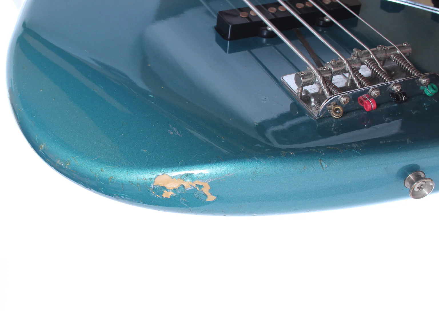 2001 Fender Jazz Bass '62 Reissue matching headstock lake placid blue - Image 13