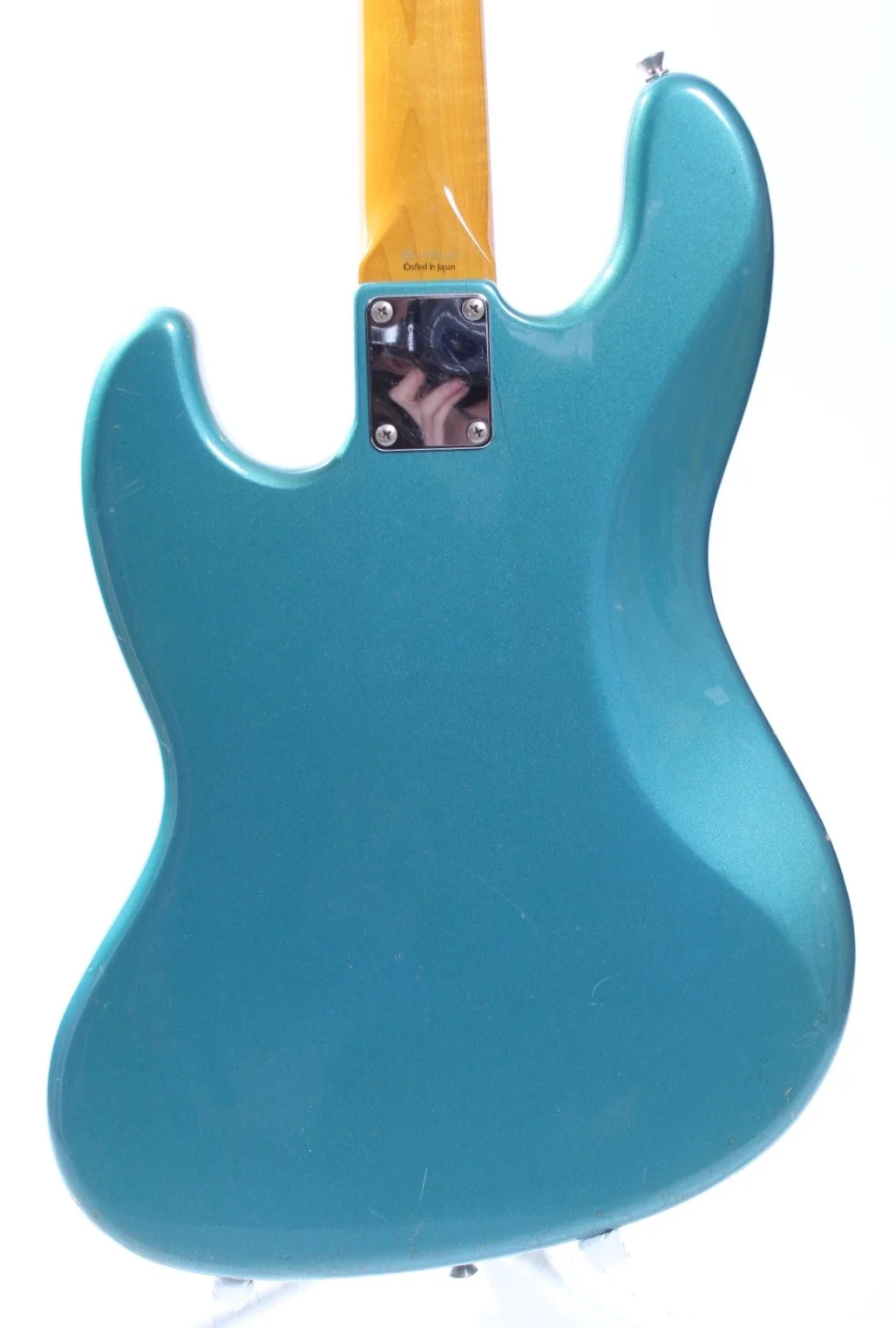 2001 Fender Jazz Bass '62 Reissue matching headstock lake placid blue - Image 7