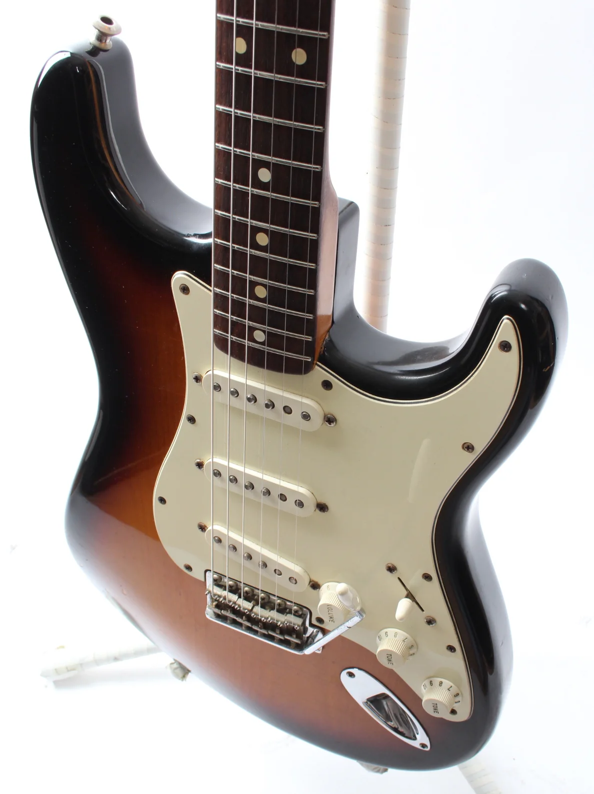 2001 Fender Stratocaster American Vintage '62 Reissue Thin Lacquer Yamano sunburst - Image 3