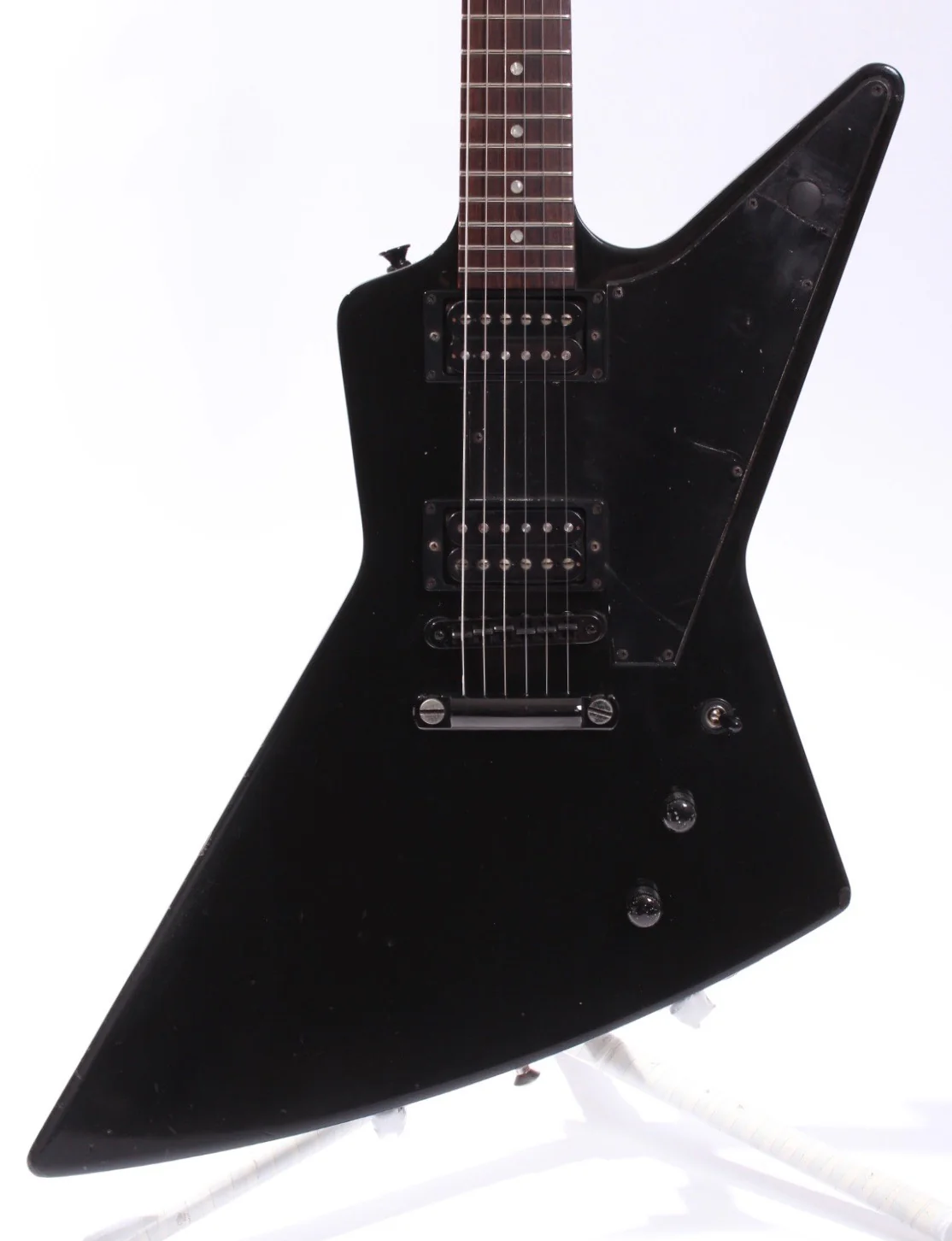 2001 Gibson Explorer '76 all black ebony - Image 2