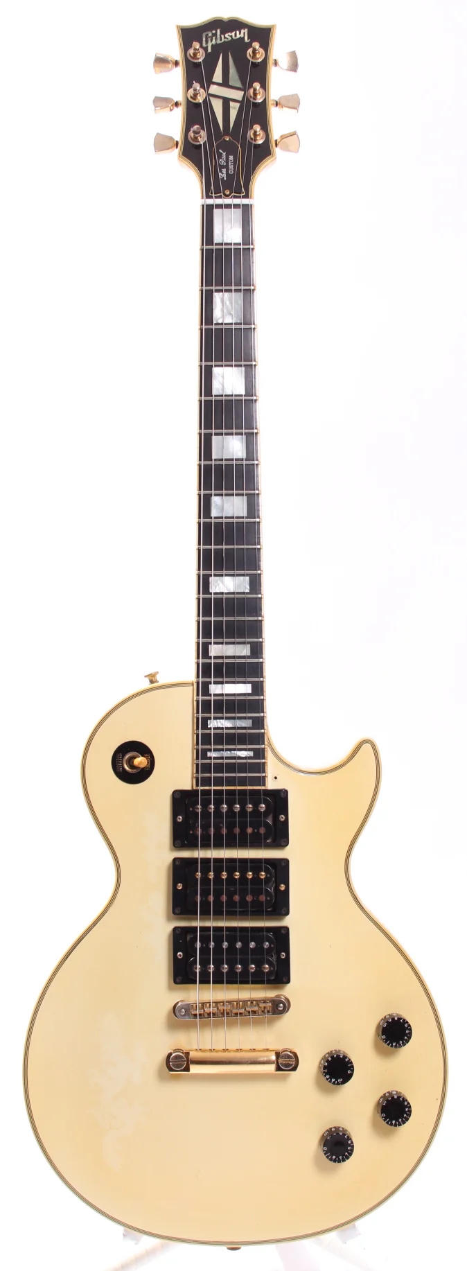 2001 Gibson Les Paul Custom 3 Pickup alpine white
