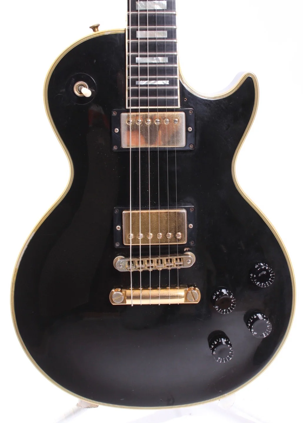 2001 Gibson Les Paul Custom ebony - Image 2