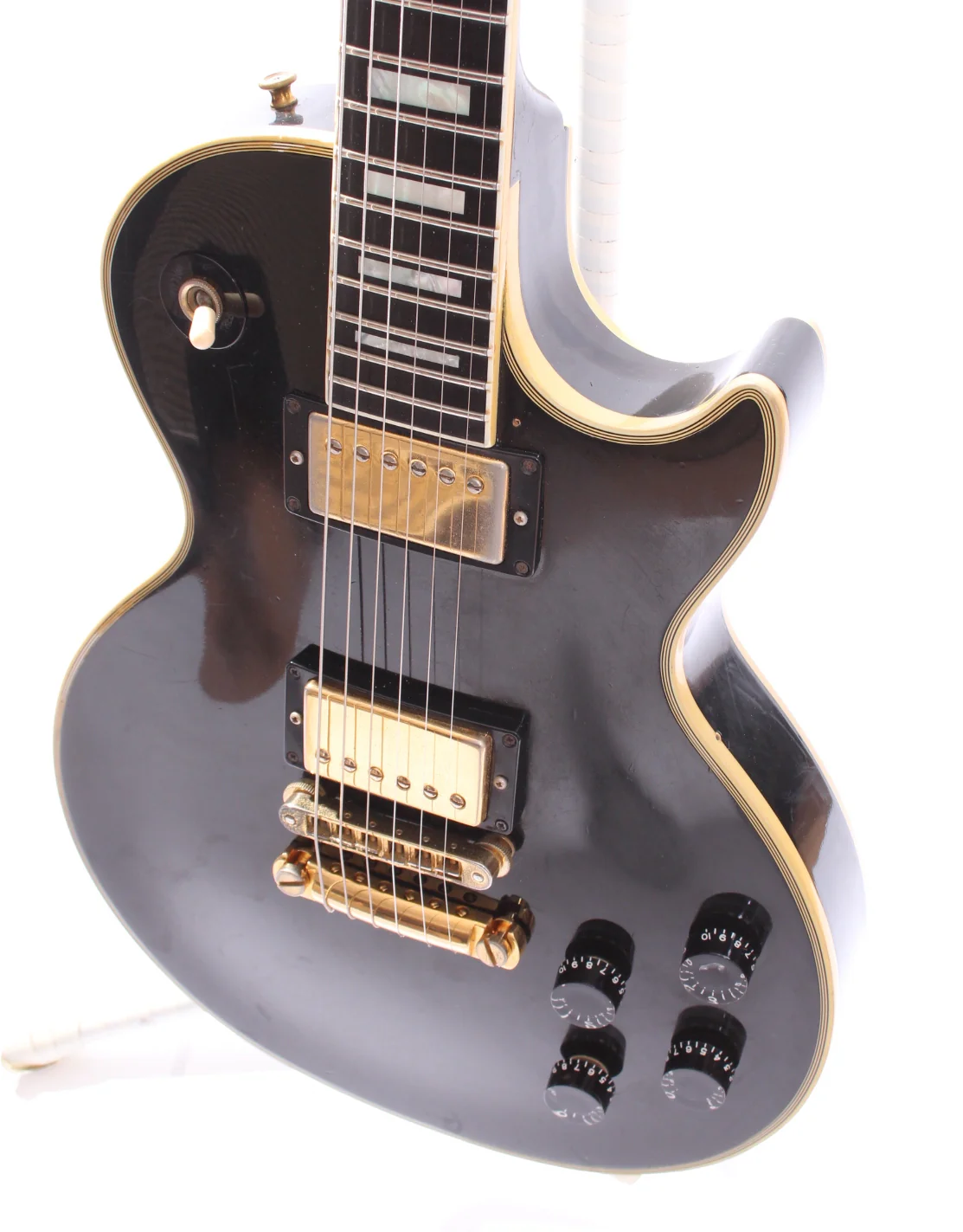 2001 Gibson Les Paul Custom ebony - Image 3