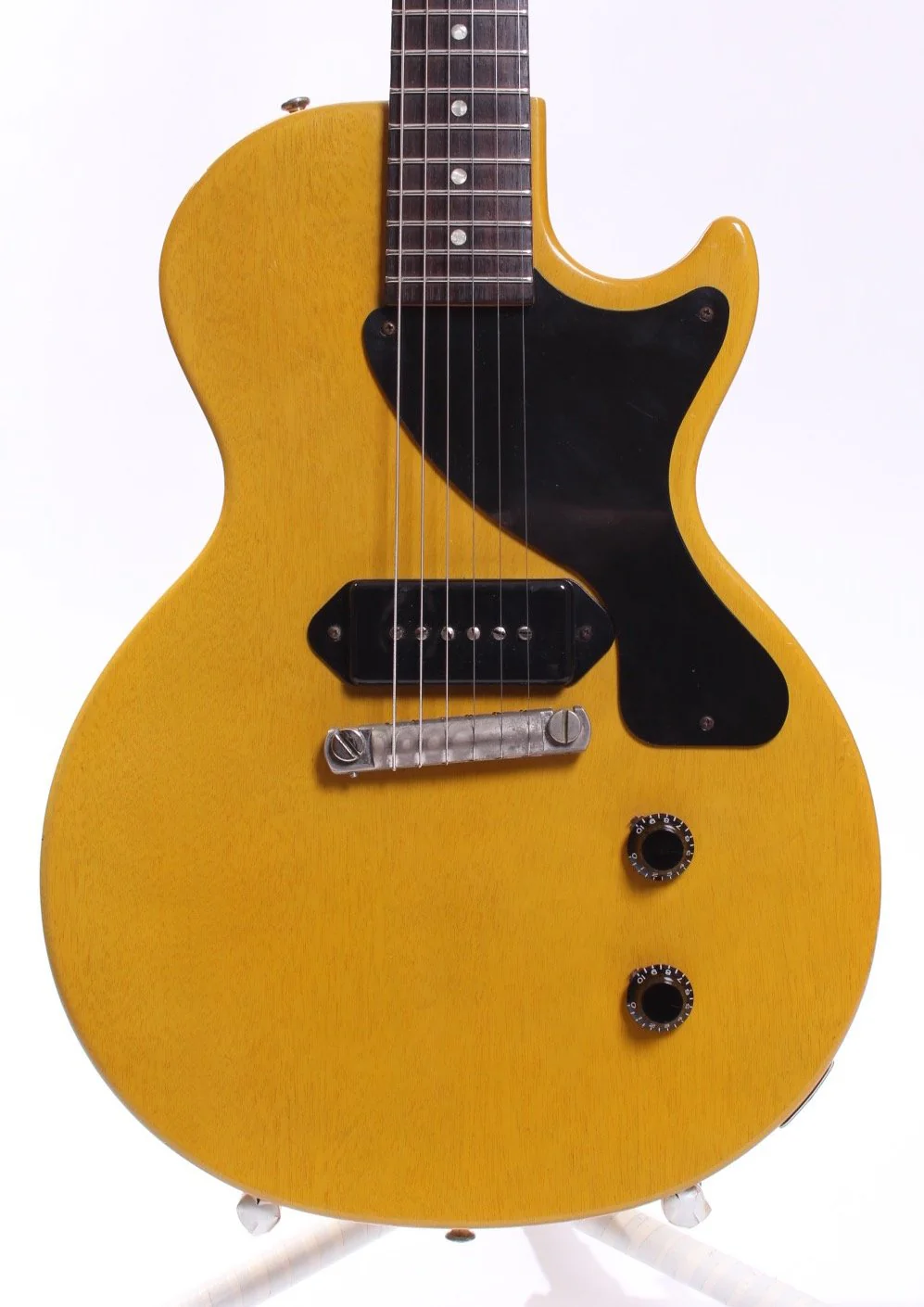 2001 GIBSON LES PAUL JUNIOR 57 REISSUE HISTORIC SERIES TV Yellow - Image 2