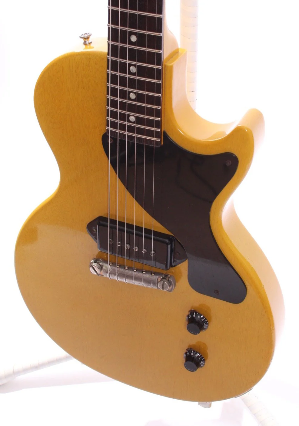 2001 GIBSON LES PAUL JUNIOR 57 REISSUE HISTORIC SERIES TV Yellow - Image 3